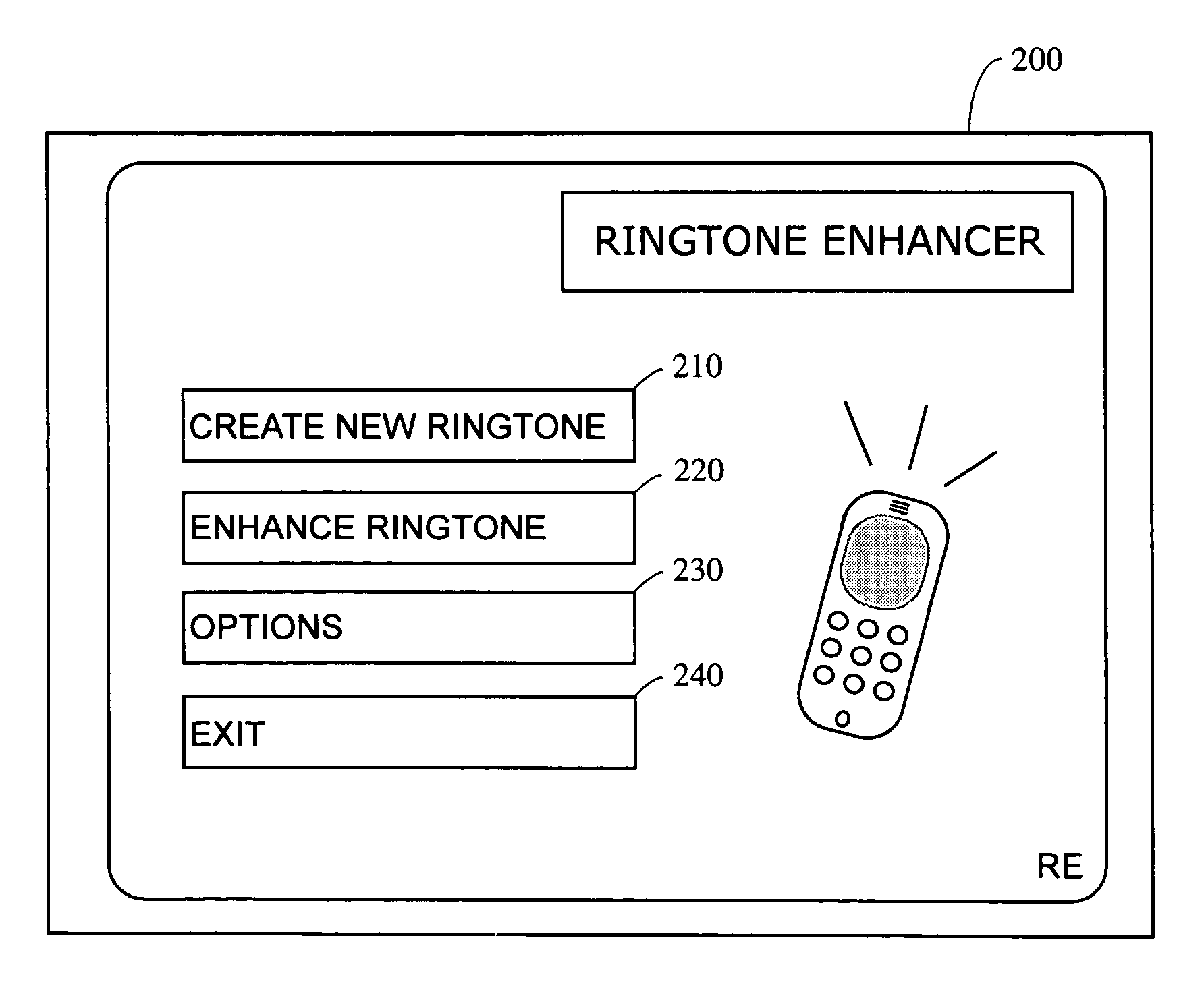 System and method for automatic creation of digitally enhanced ringtones for cellphones