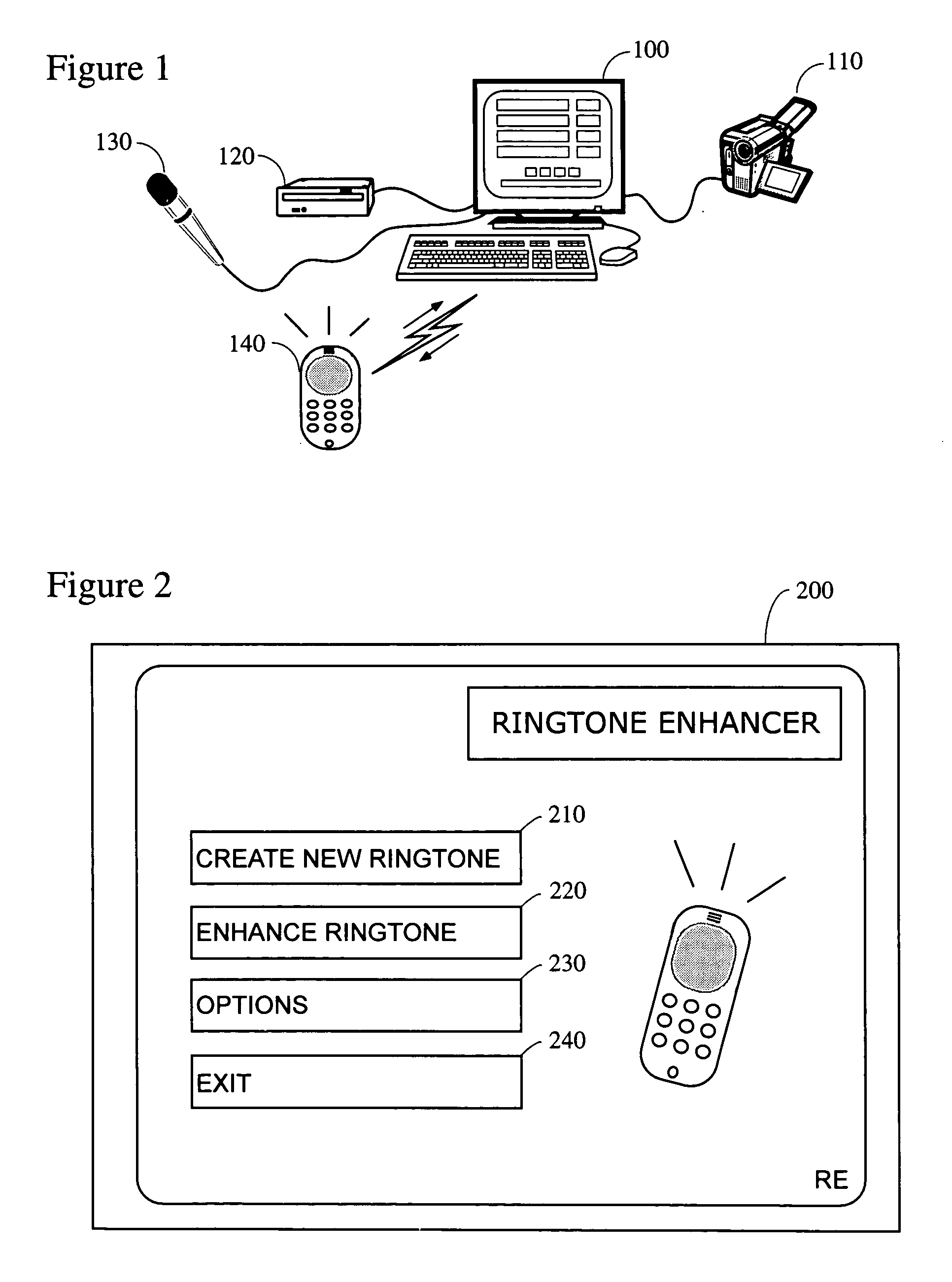 System and method for automatic creation of digitally enhanced ringtones for cellphones