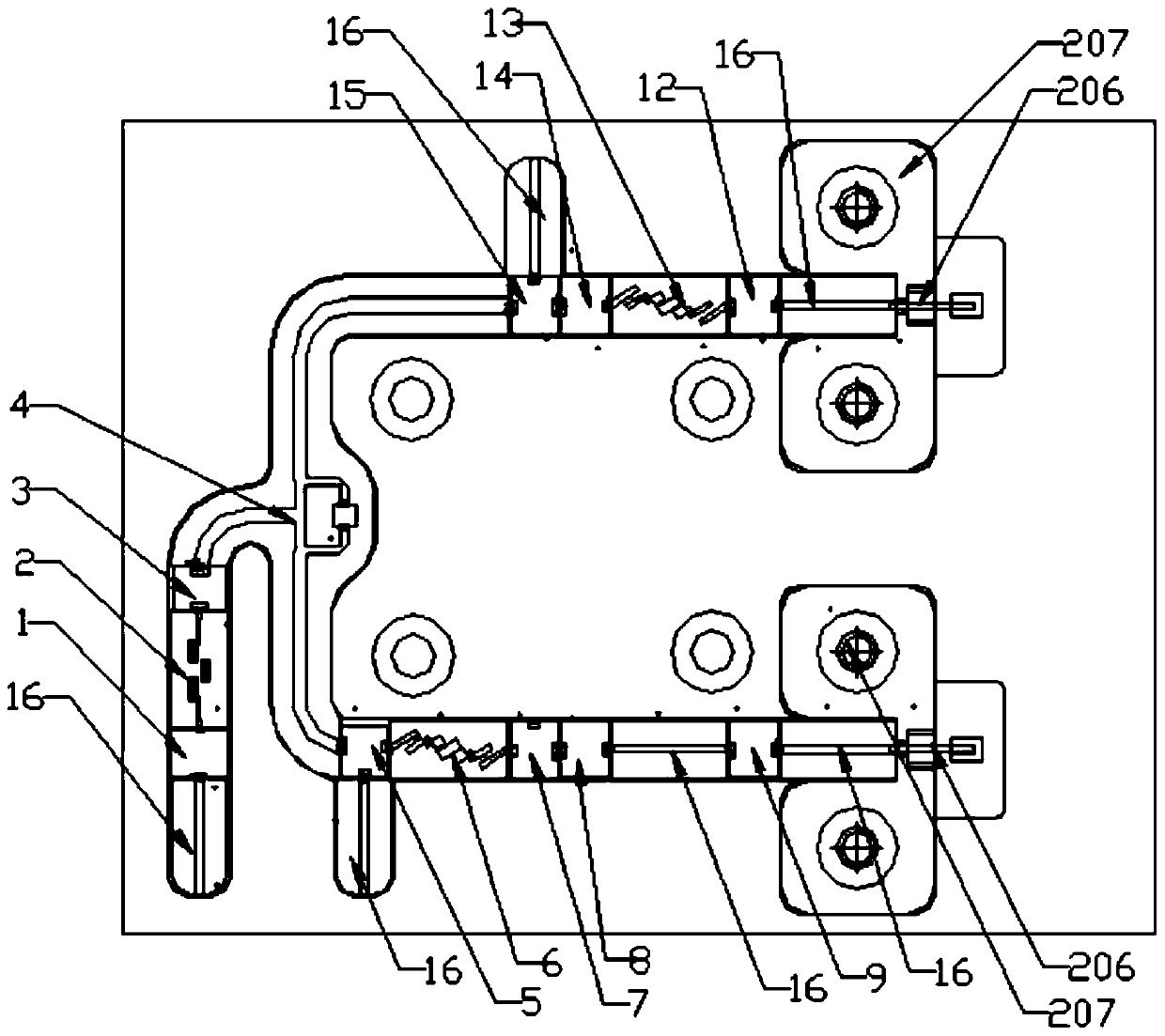 A miniaturized millimeter wave transceiver component