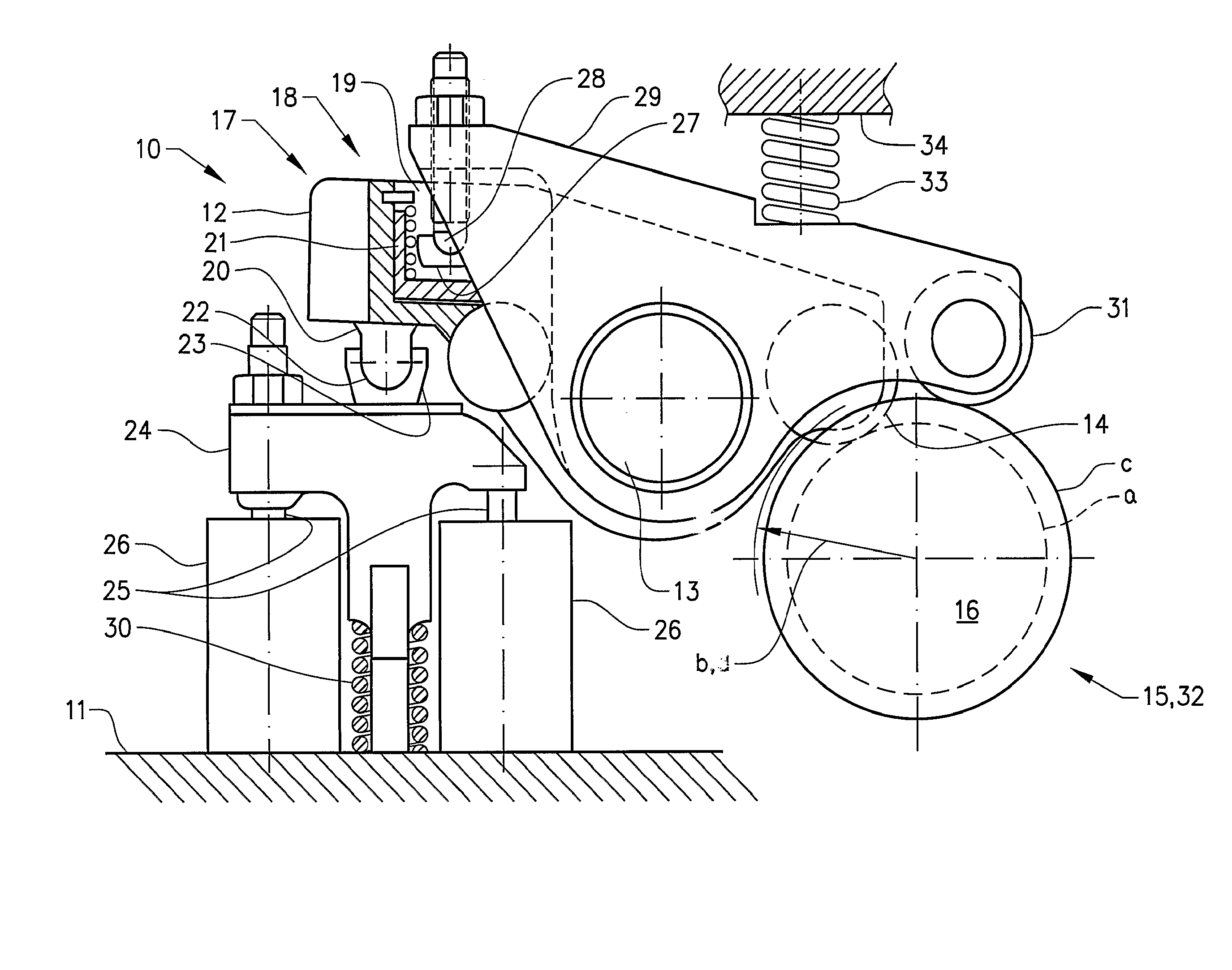Exhaust valve mechanism for internal combustion engine