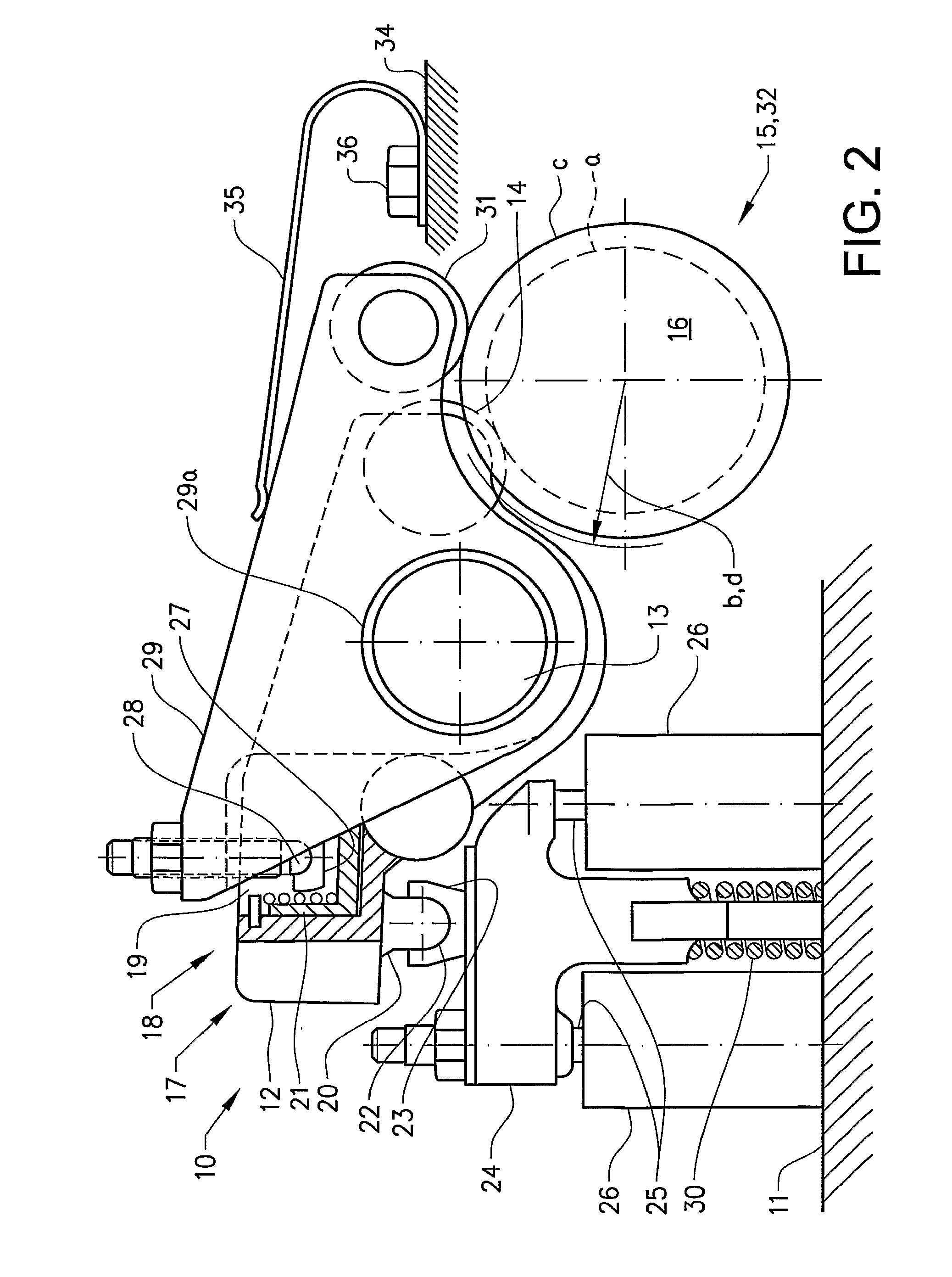 Exhaust valve mechanism for internal combustion engine