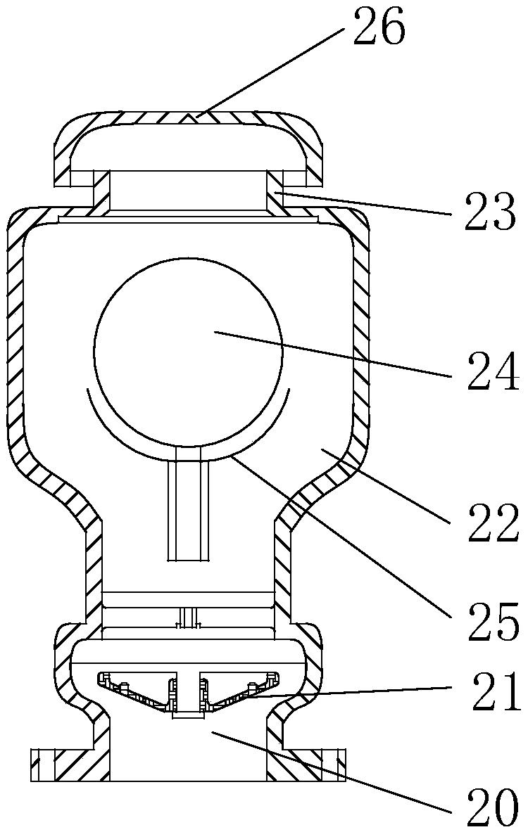Realizing method for improving exhaust capacity of air inlet and exhaust valves