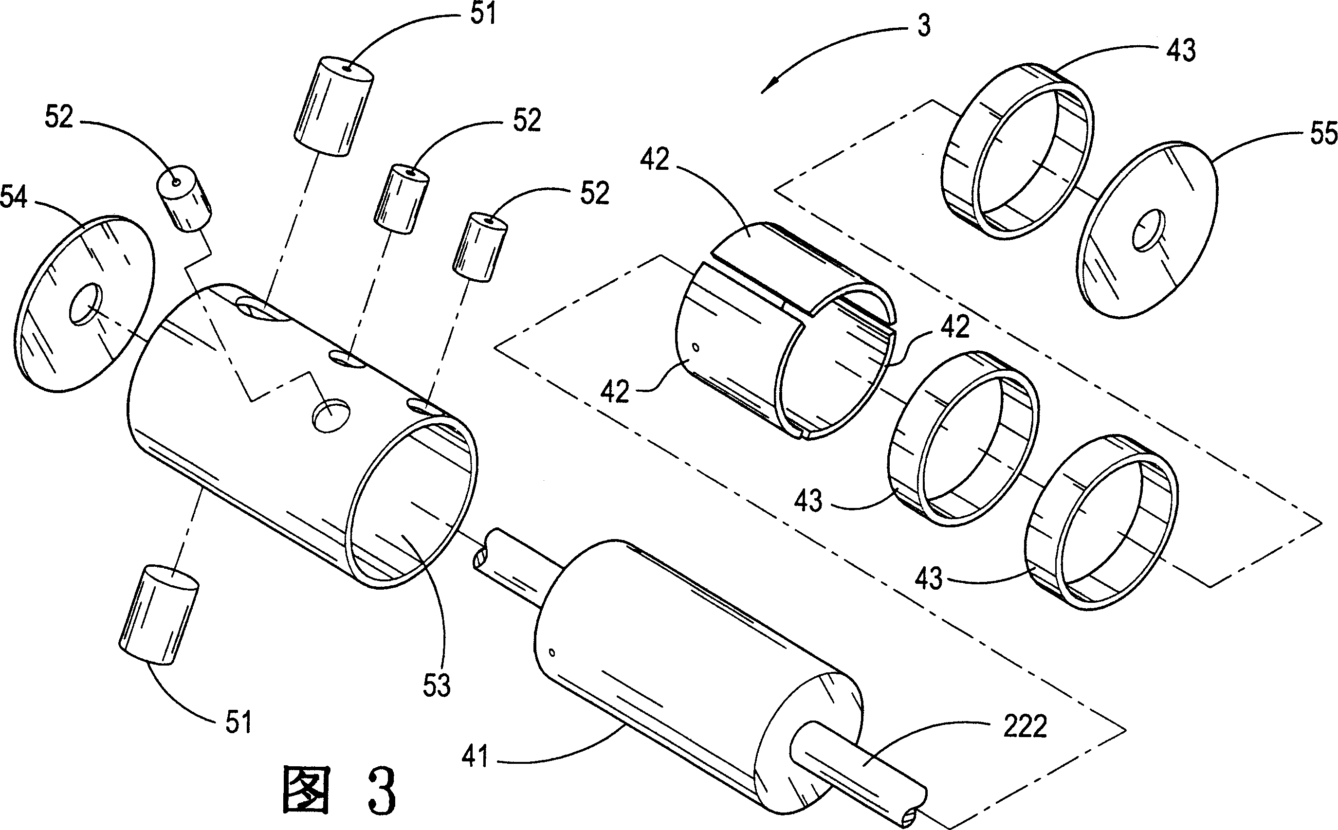 High-efficiency dc motor improved structure