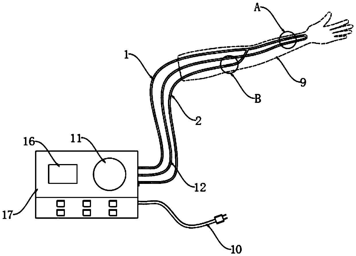 Simulation trainer for invasive arterial puncture catheterization skill