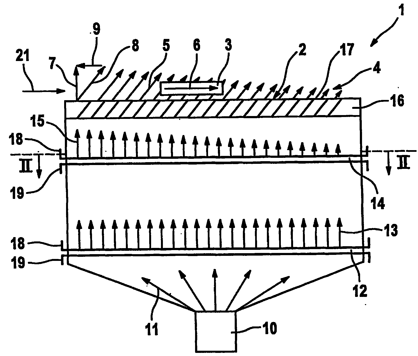 Device for producing a predetermined orientation