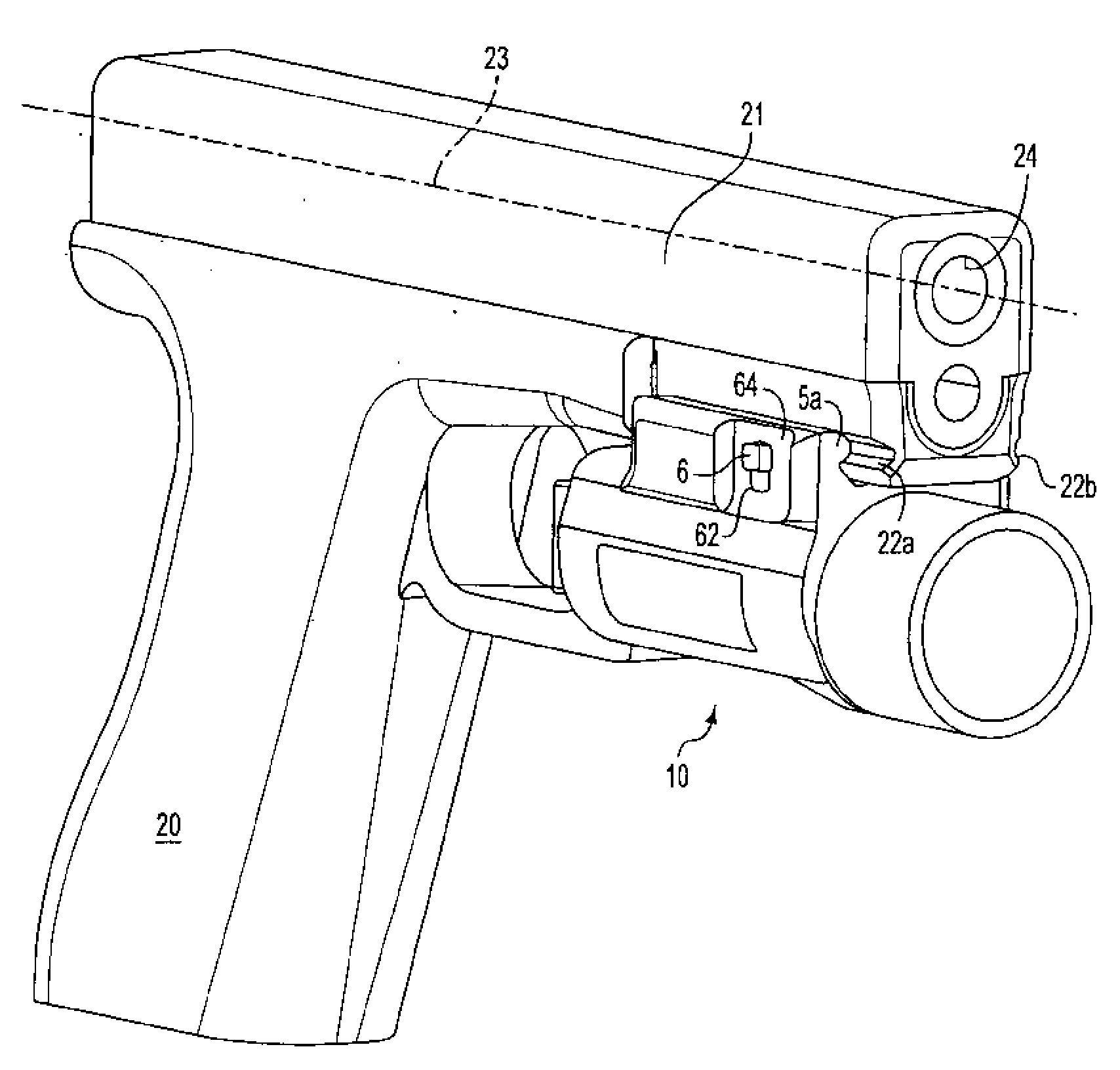 Auxiliary device for a weapon and attachment thereof