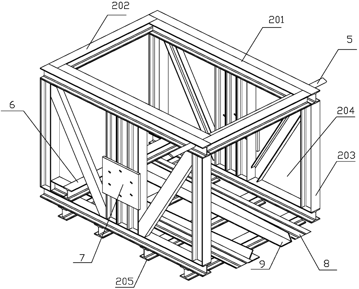 Forward tilting self-unloading-type car dumper