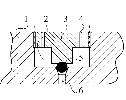 Safety valve for lithium ion battery