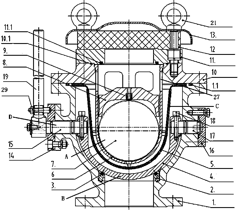 Monitoring type integrated air valve