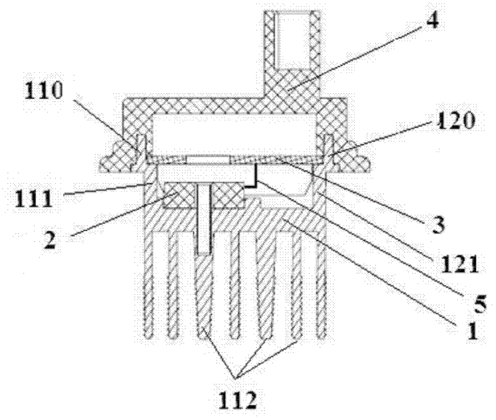 Cooling device for speed control module of automobile air conditioner