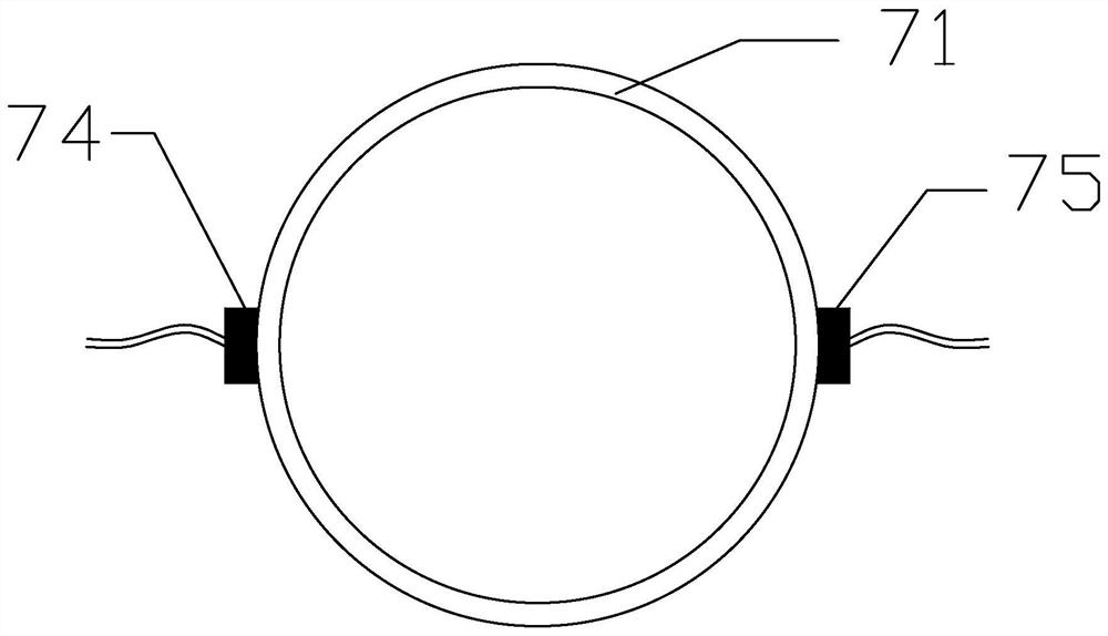 Vacuum degree real-time monitoring device for vacuumizing operation