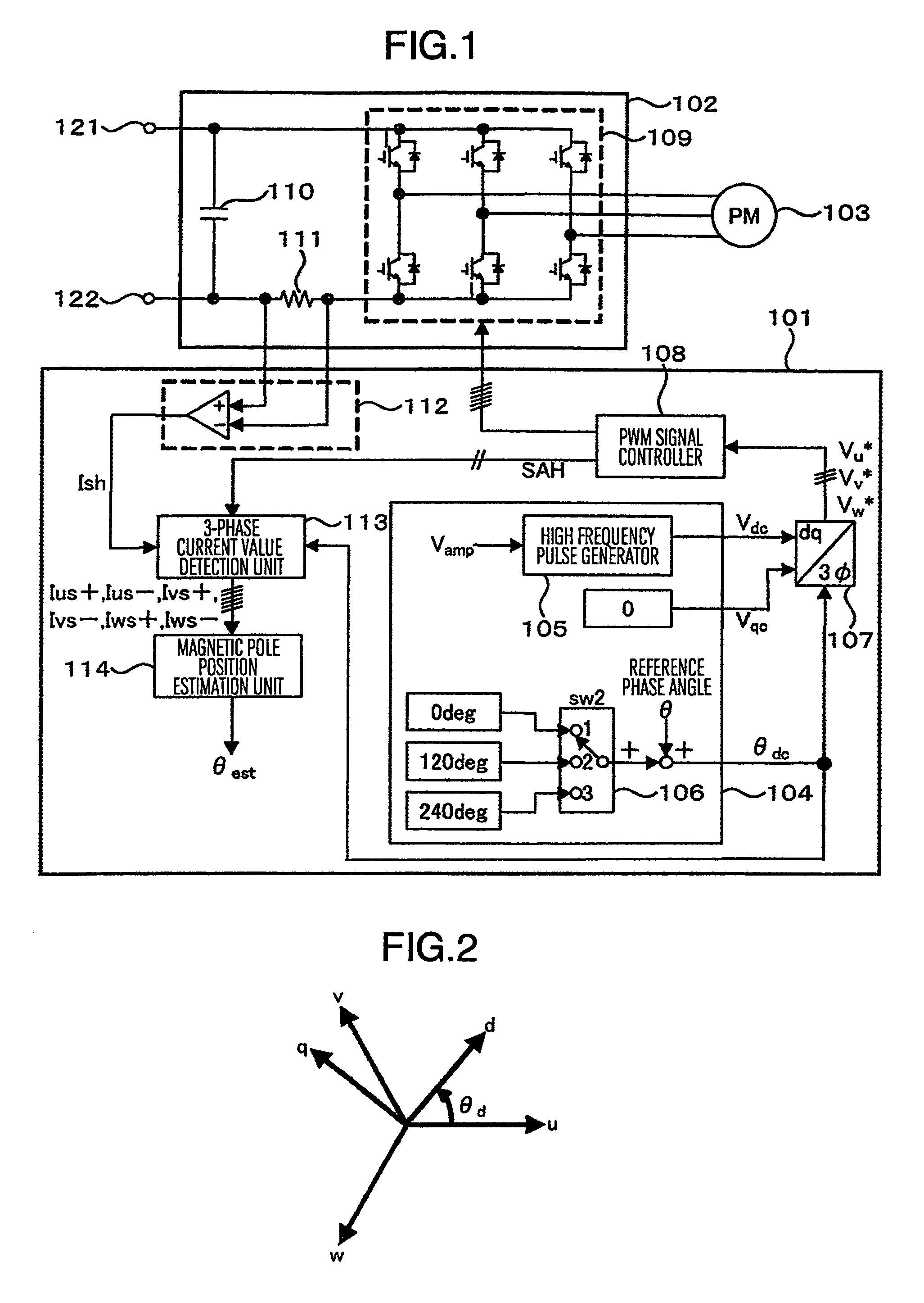 Driving system of permanent magnet synchronous motor