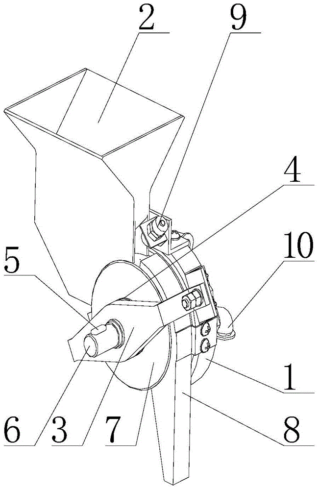 A precision seed metering device and a precision seed metering device group for direct seeding of small seeds