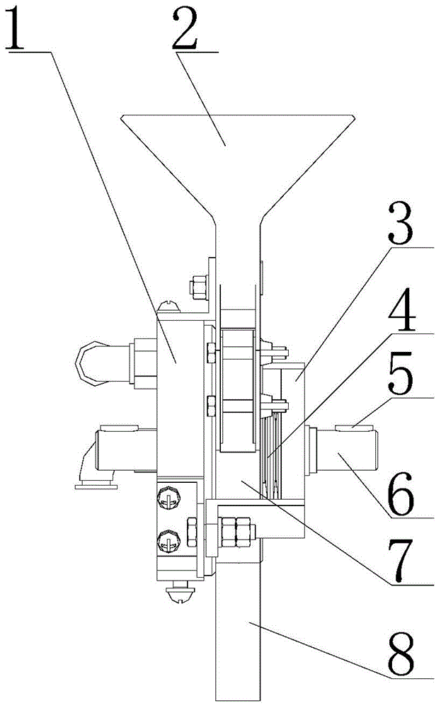 A precision seed metering device and a precision seed metering device group for direct seeding of small seeds