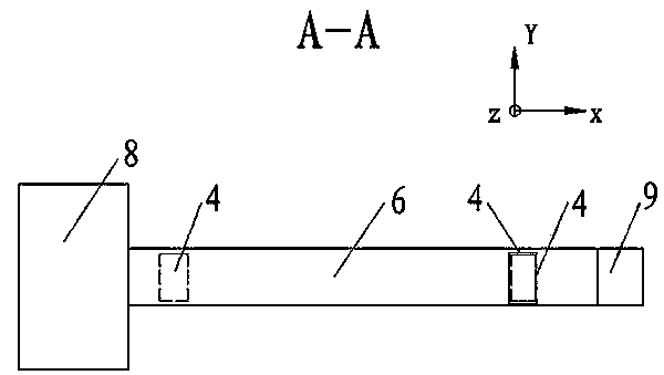 Sensing vibration sensor with temperature compensation based on acoustic surface waves