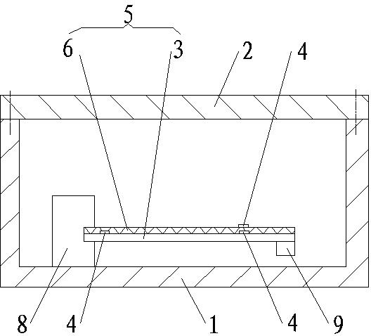 Sensing vibration sensor with temperature compensation based on acoustic surface waves