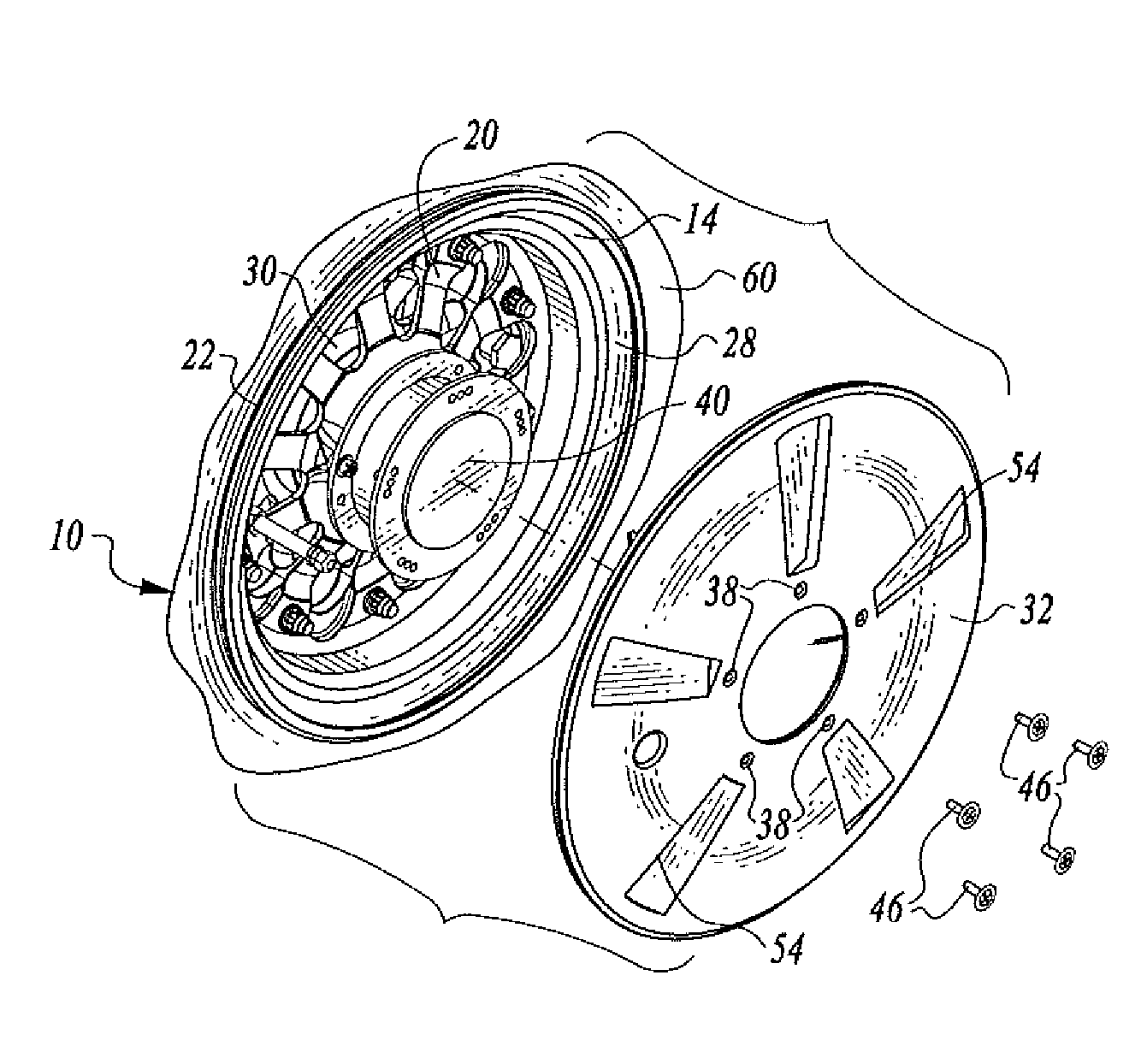 Aircraft hubcap structure