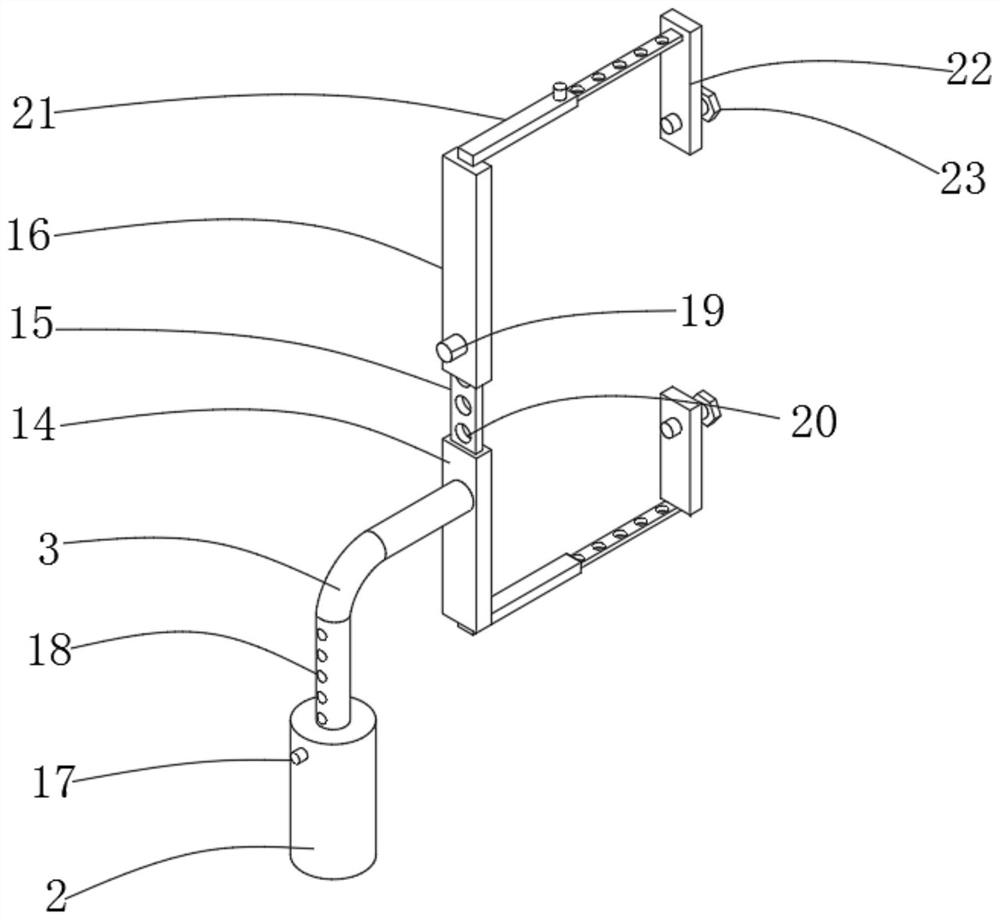 Assembly type glass partition rapid fixing structure