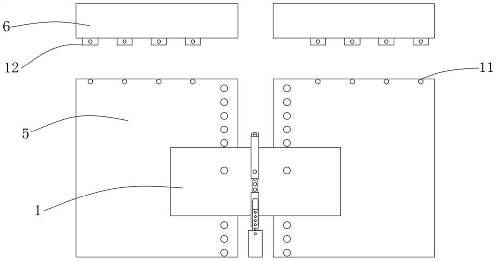 Assembly type glass partition rapid fixing structure