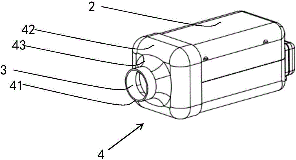 Packaged guide tube structure