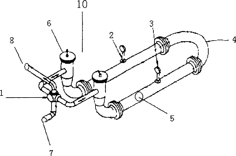 Bidirectional double-ball standard volume tube