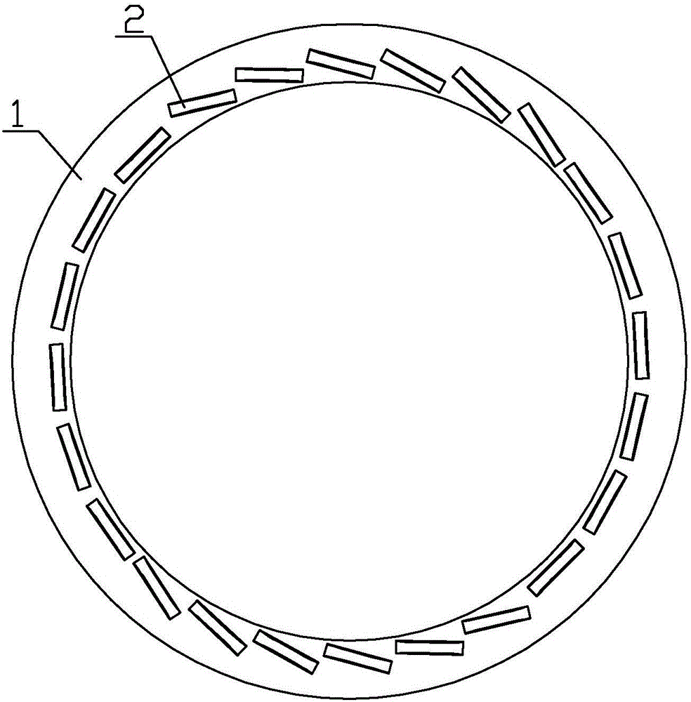 Nail board provided with nail pushing grooves in hybridized distribution for foreskin shaping and incising stitching instrument