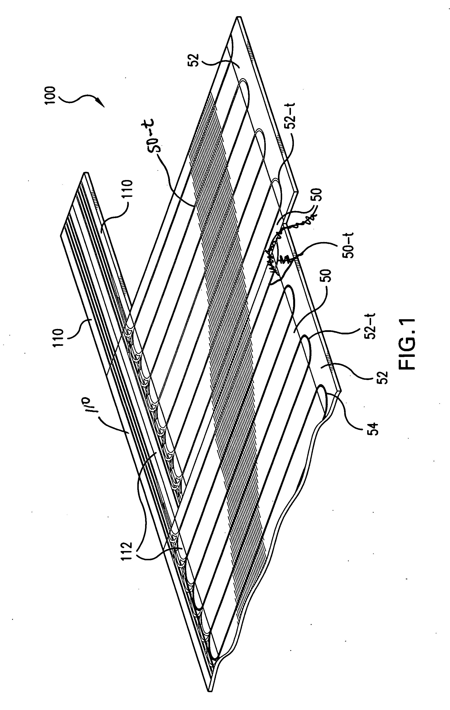 Radiant heating/cooling tubing substrate with in plane bus