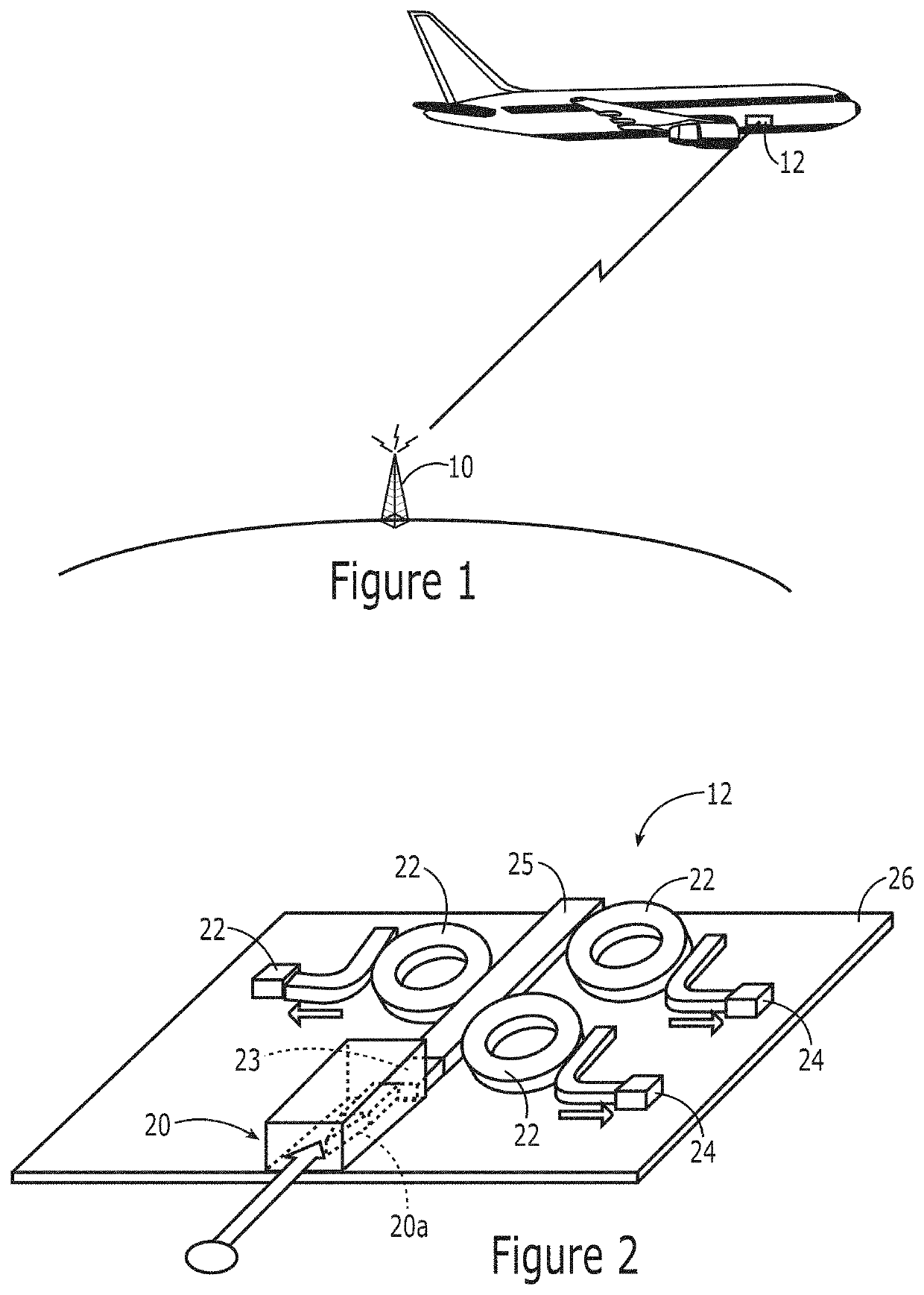 Input coupler for chip-scale laser receiver device