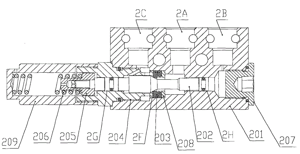 A Hydraulic Cylinder Control Valve Without Unloading Shock Resonance
