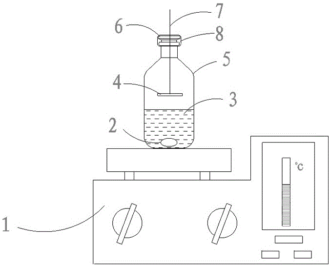Membrane headspace solvent microextraction method and device