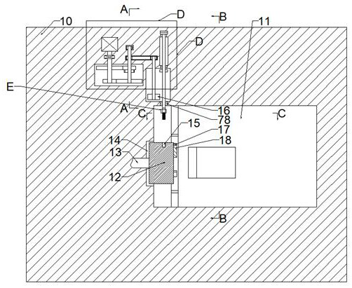 Quick expansion and quick contraction auxiliary clamping device