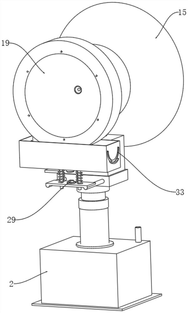 Flying dust treatment device