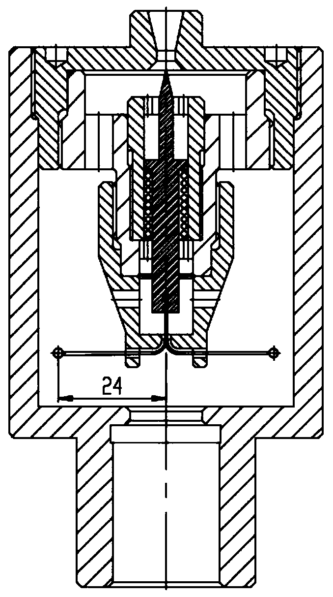 A simulated test engine in a high-speed rotary table