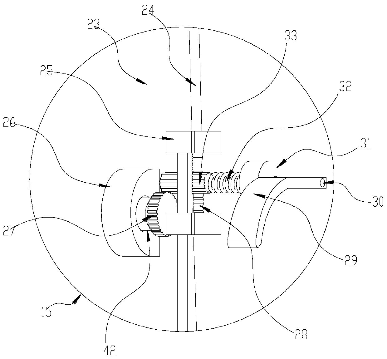 Explosion door assembly