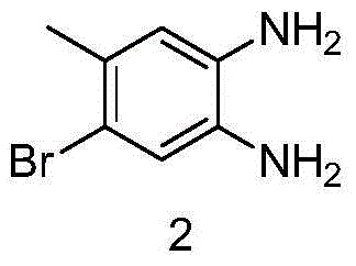 Preparation method of bromo-substituted benzimidazole derivative