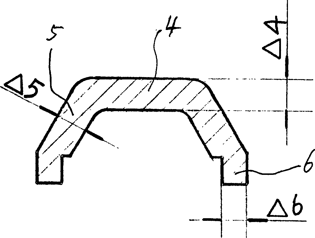 Identical-intensity flexible piping joint clasp and its production