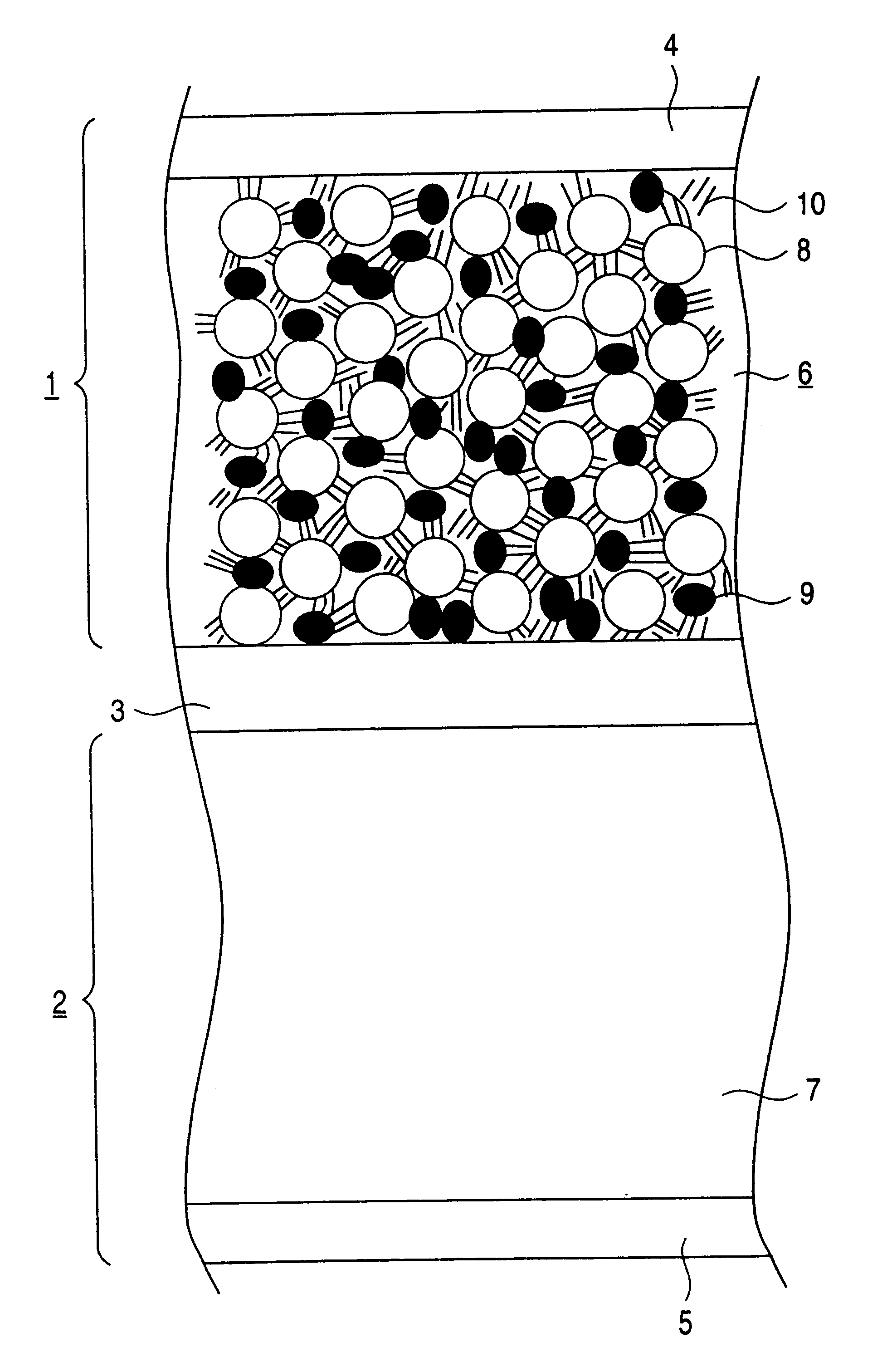 Electrode, method of producing electrode, and cell comprising the electrode