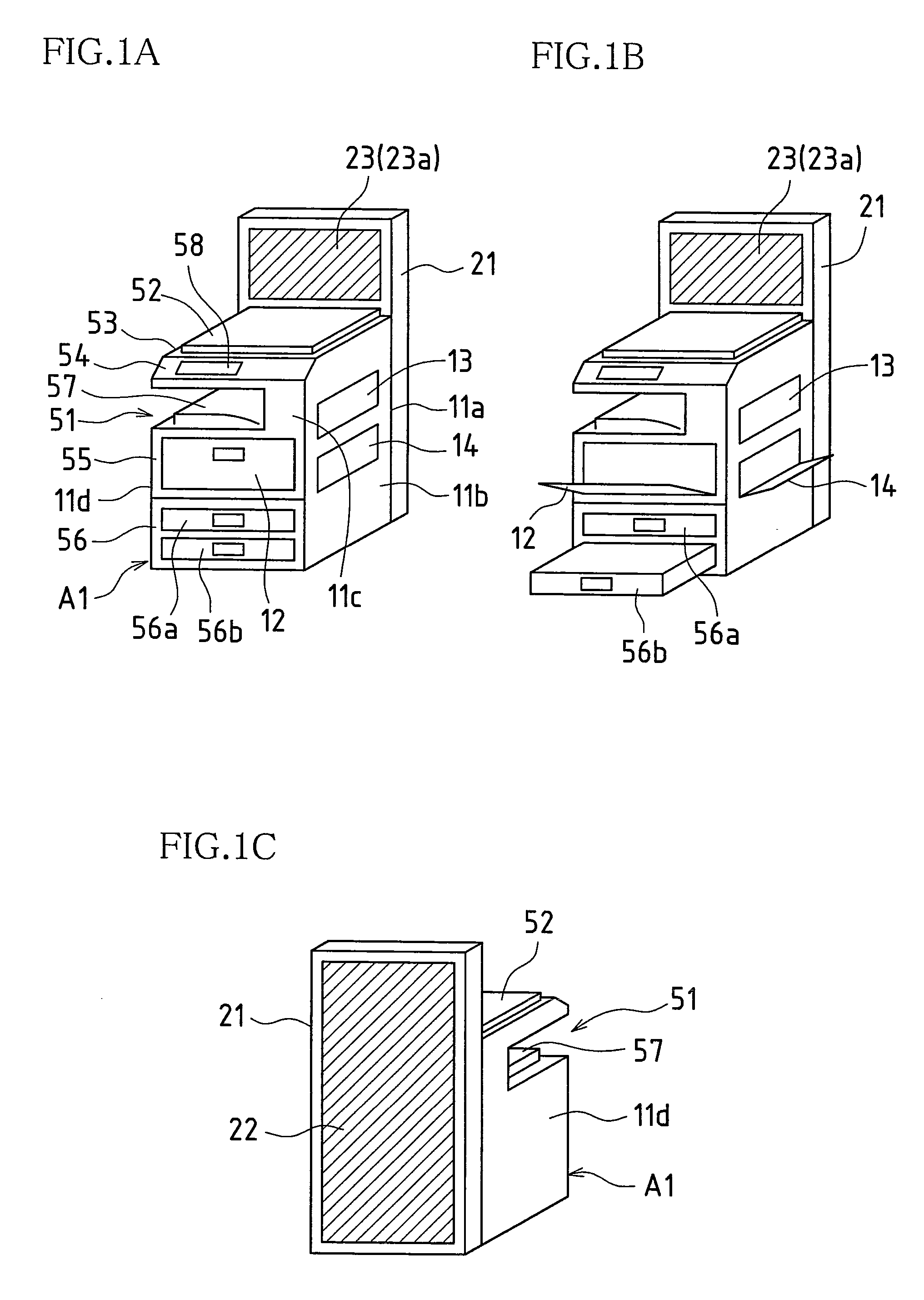 Display-integrated image forming apparatus