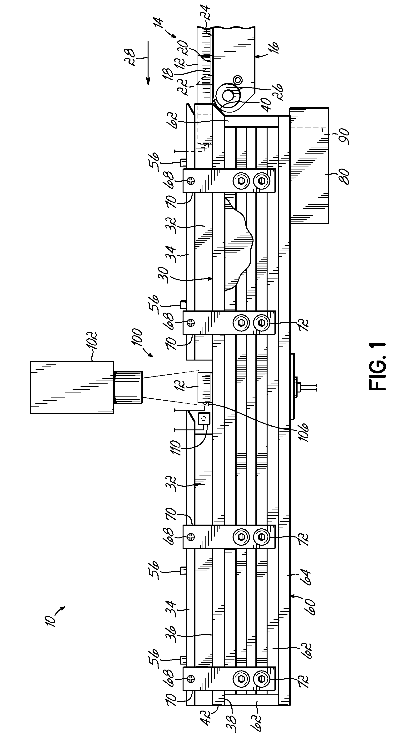 Air separator conveyor and vision system