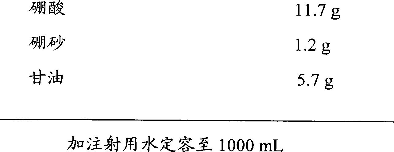 Gernebcin eye drops without bacteriostatic agent and preparation method thereof