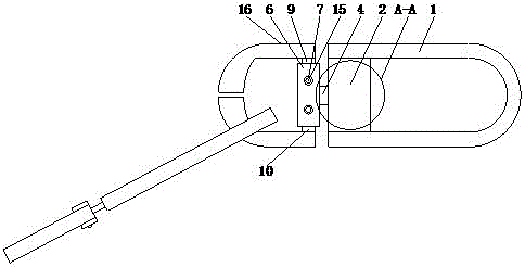 Plastic chain convenient to replace