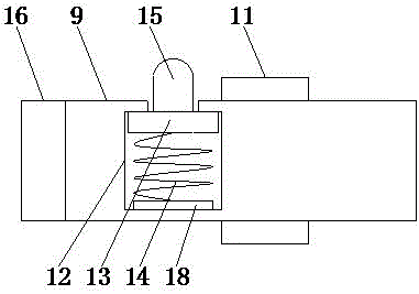 Plastic chain convenient to replace