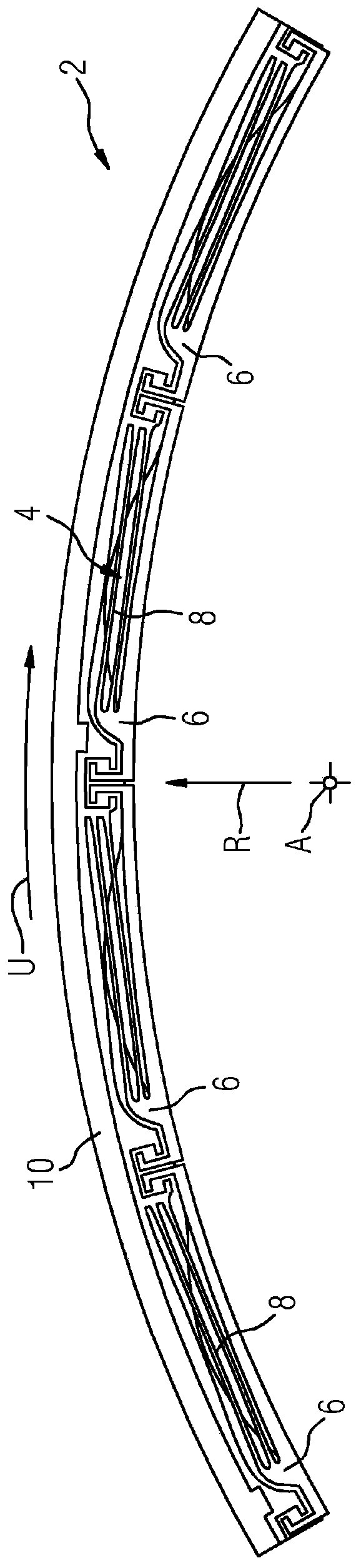 Seal for sealing a peripheral gap between two machine components