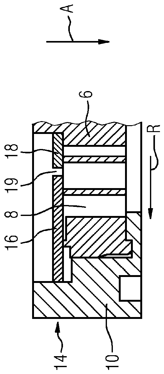 Seal for sealing a peripheral gap between two machine components