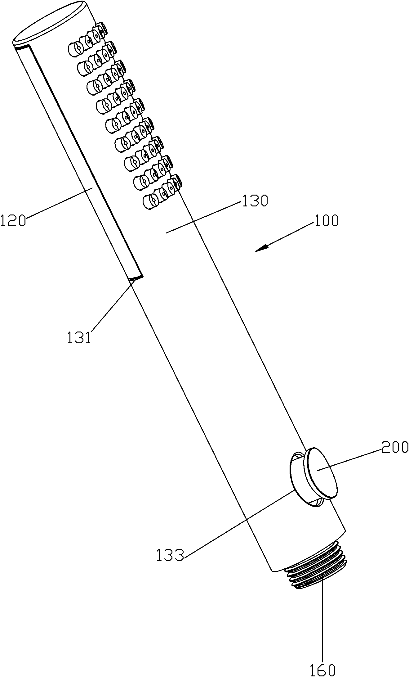 Button flow regulating device
