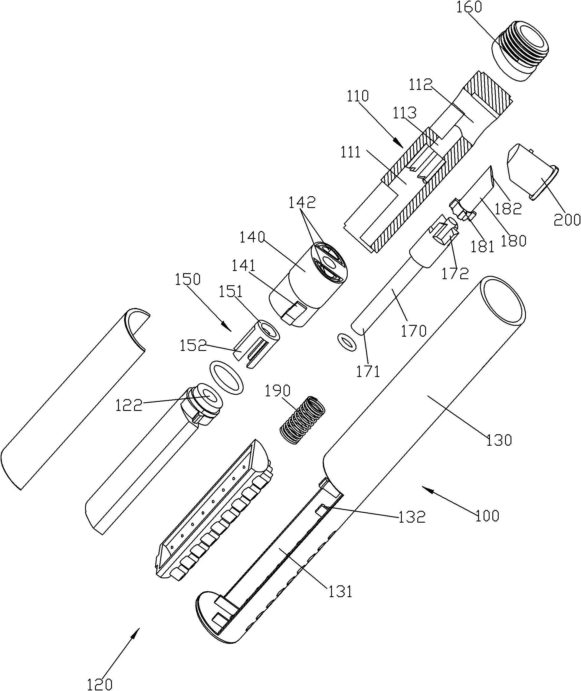 Button flow regulating device