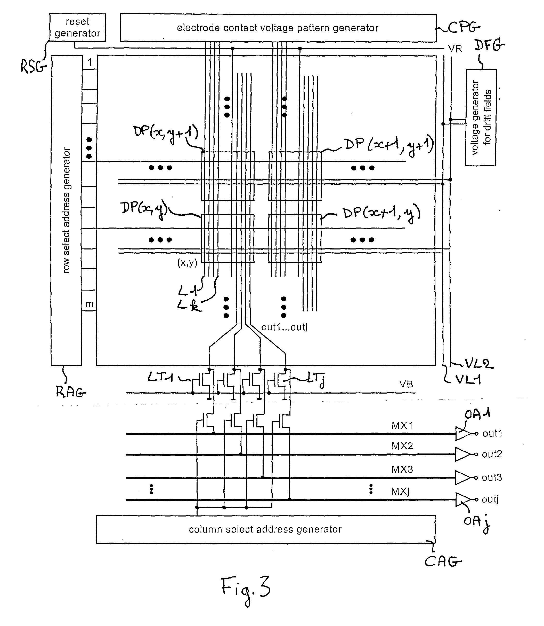 Device and Method for the Demodulation Electromagnetic Wave Fields