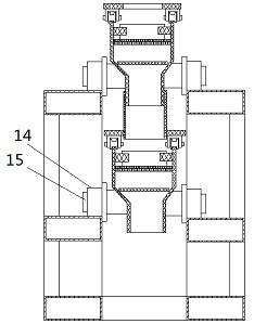 Abrasive dust collecting and cooling liquid cleaning device