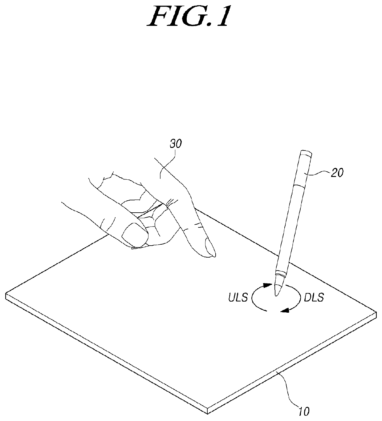 Touch display device and touch circuit for sensing an active pen touch and finger touch