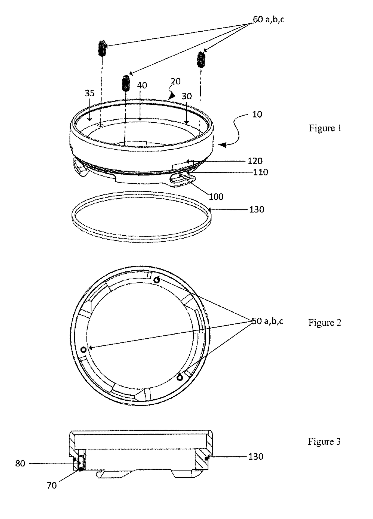 Centering bell quick change system